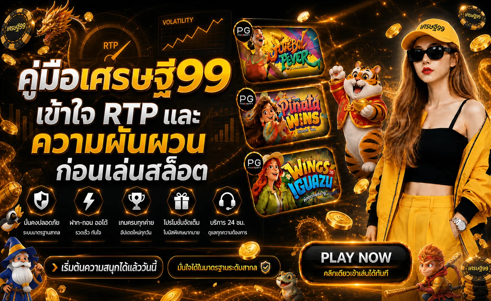 คู่มือเศรษฐี99 เข้าใจ RTP และความผันผวนเกมสล็อต