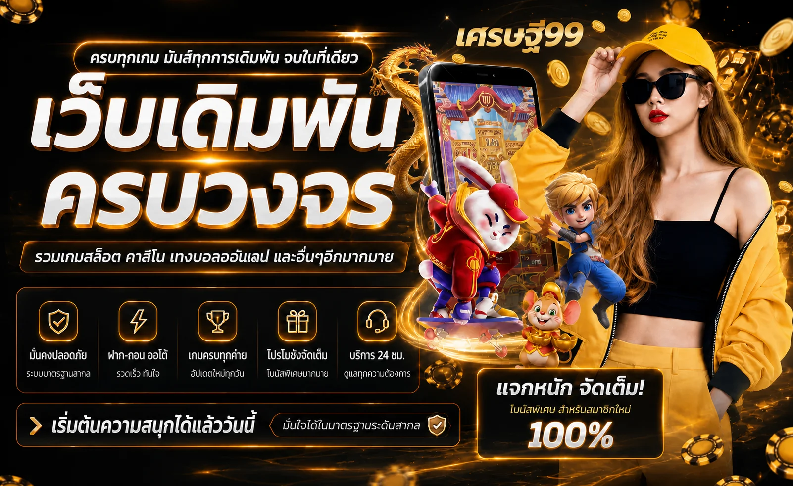 เศรษฐี99 ศูนย์รวมสล็อต ทางเข้า และข้อมูลเล่นอย่างรับผิดชอบ